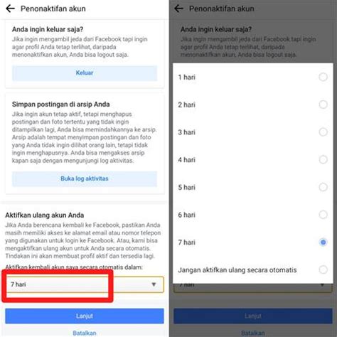Konsekuensi Mematikan Akun Fb