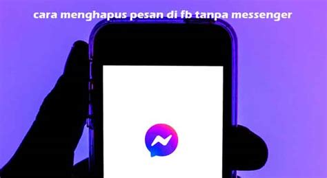 Bagaimana Cara Buka Pesan Facebook Tanpa Twitter Messenger?