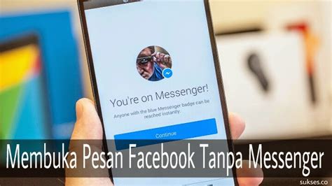 Cara Membuka Pesan Facebook Tanpa Twitter Messenger