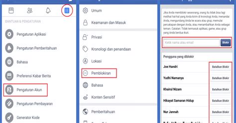 Cara Membatalkan Pemblokiran FB