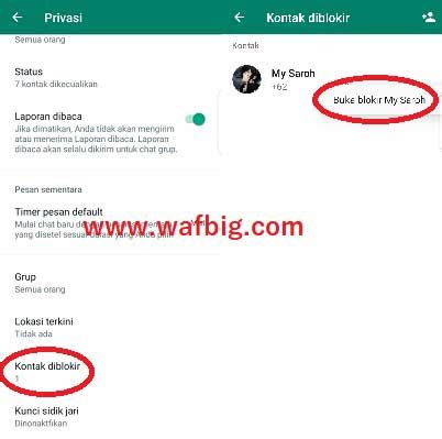 Cara Membatalkan Diblokir
