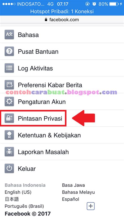 Cara Memblokir FB Pribadi