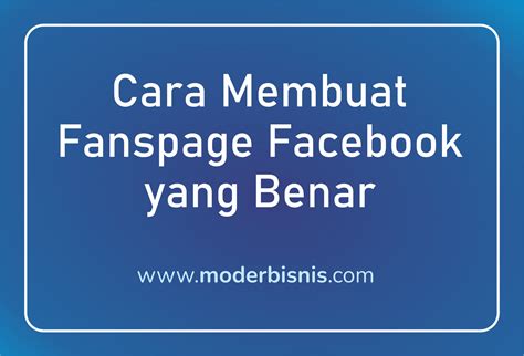 Bagian 4: Tips dan Trik Membuat Fanspage Facebook di Blog