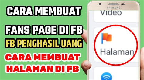 Langkah-Langkah Membuat Fanspage FB Melalui HP