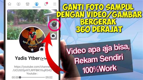 Cara Membuat Foto Sampul Facebook Bergerak
