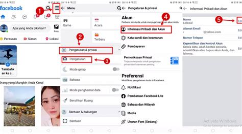 Langkah-Langkah Membuat Nama Panggilan di FB Lite