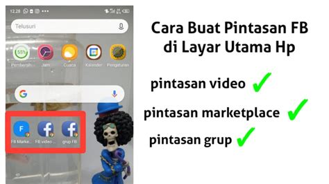 Cara Membuat Pintasan Akun FB Lite pada Perangkat Android