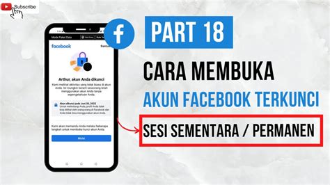 Cara Membuka FB Yang Terkunci Sementara