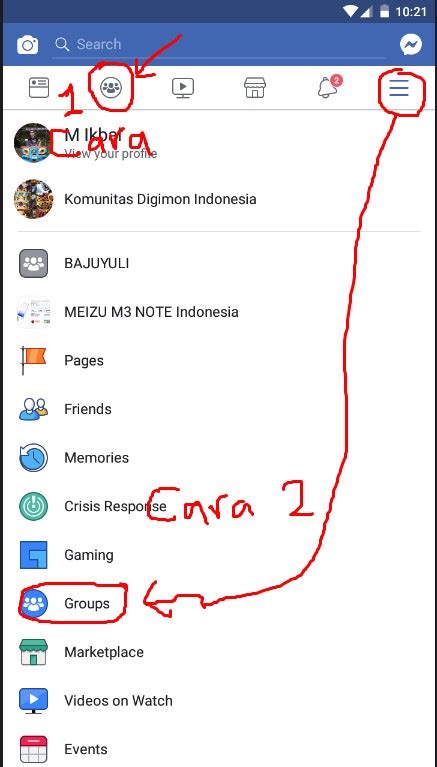 Cara Mencari Postingan Saya di Grup FB