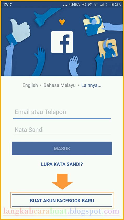 Langkah-langkah Mendaftar FB dari HP