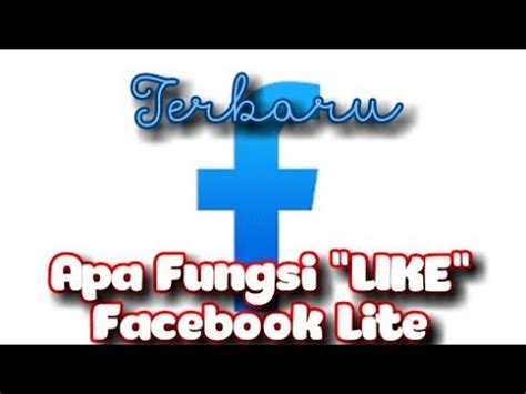 Fungsi Like di Facebook