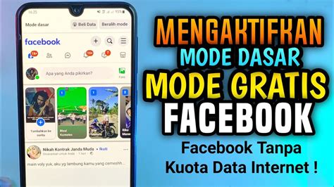 Bagaimana Cara Mengaktifkan Mode Gratis FBLite?