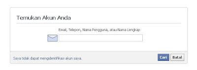 Langkah-Langkah Mengambil Alih Akun FB Orang Lain