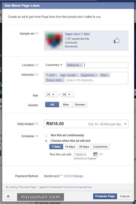 9. Gunakan Facebook Ads