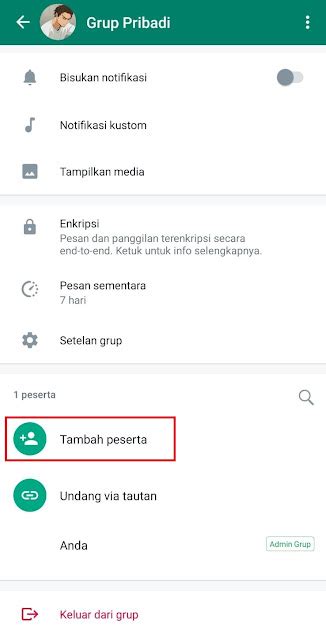 Langkah 5: Mengecek Keluhan dan Sengaja Mengeluarkan Anggota Grup