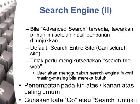 Menggunakan Search Engine dan Situs-web Pencarian