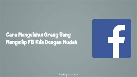 Manfaat Mengetahui FB Orang dari Instagram