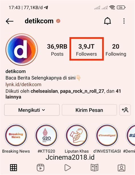 Mengecek Follower dan Lisensi