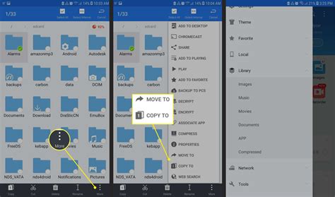 Menggunakan File votre di Device