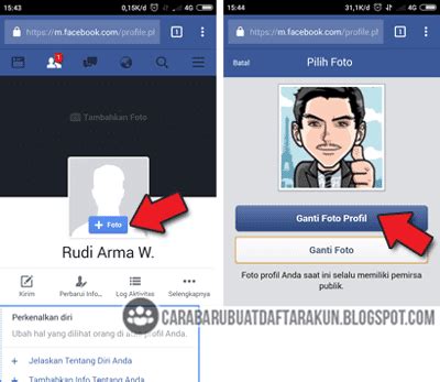Cara Mengganti Foto Profil Facebook Lewat HP Android