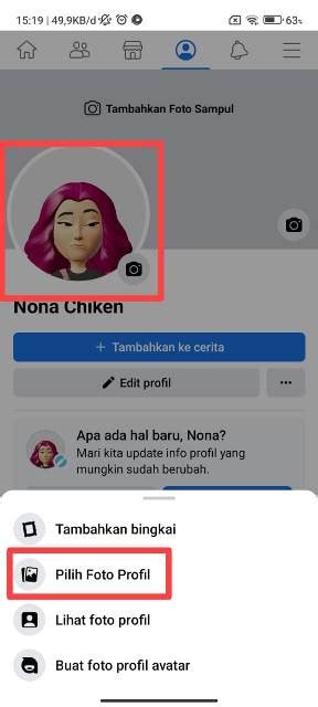 Cara Mengganti Foto Profil FB Lite Offline
