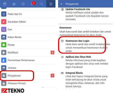 Cara Mengganti Password di Facebook