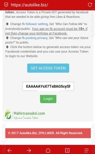 Cara Auto Like Facebook Tanpa Token