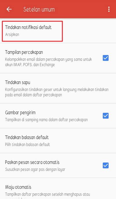 Bagian 2: Menghapus Inbox