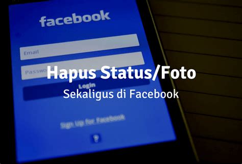 Alasan Menghapus Status Fb
