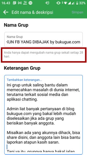 Mengapa Mengubah Nama Grup di Facebook?