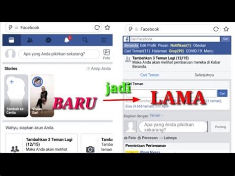 Tips dan Trik Mengubah Tampilan FB ke Tampilan Lama