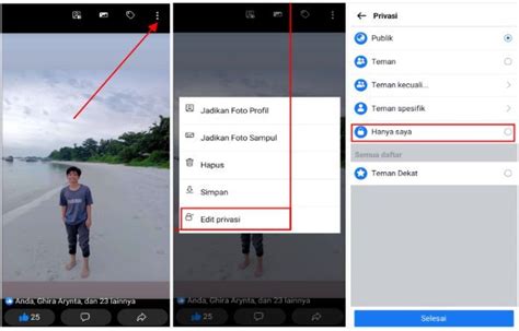 Cara Menyembunyikan Foto Profil FB Secara Manual