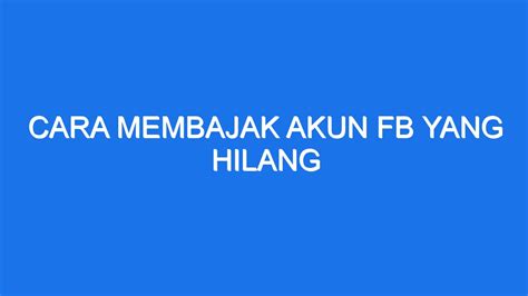 Tips untuk Mencegah Membajak Fb Teman