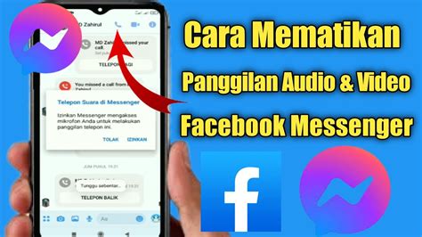 Cara Nonaktifkan Messenger Facebook
