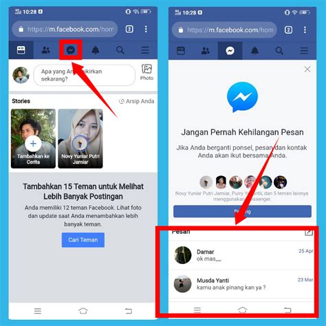Tips dan Trik Mengirikirkan Pesan Teman di Facebook