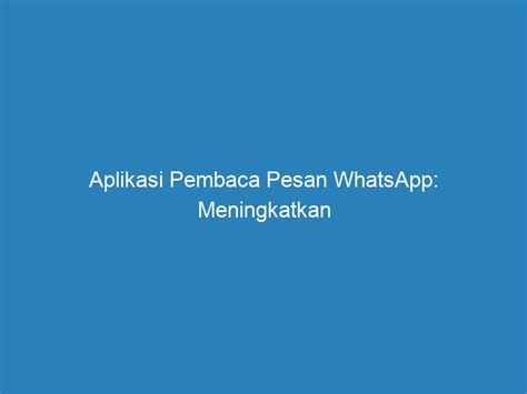 Meningkatkan Efisiensi Posting