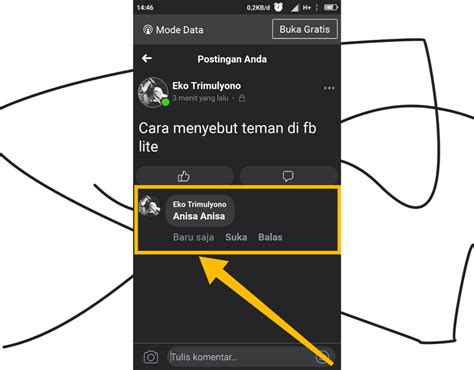 Cara Sarankan Teman di FB Lite