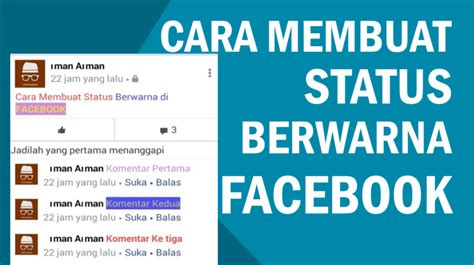 Mengapa Status Facebook Harus Berwarna?