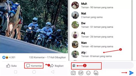 Cara Tag Nama FB di Komentar