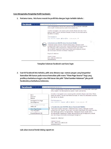 Cara Mengidentifikasi Pengintip Facebook