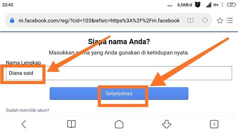 Cara Membuat Akun Facebook dengan Menggunakan alamat email yang valid