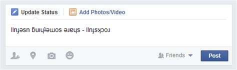 Apa Itu Tulisan Terbalik di Facebook?