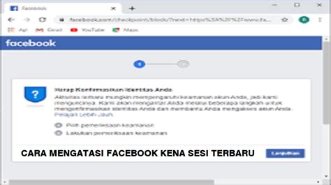 Bagaimana Mengatasi Facebook Kena Sesi