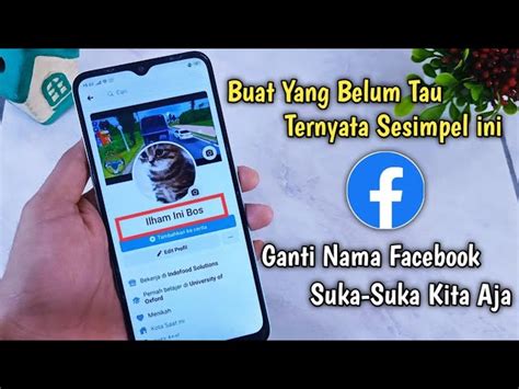Langkah-Langkah Mengganti Nama FB di HP