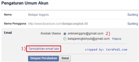Cara Mengubah Nama FB Tanpa Batas