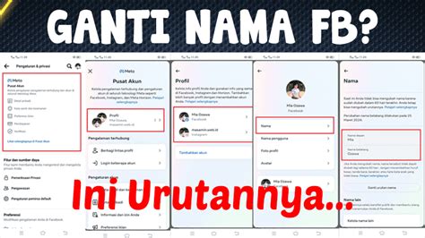 Sejarah Nama Profil Facebook