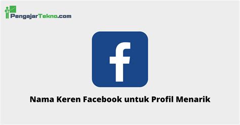 Kelebihan nama FB pendek tapi keren