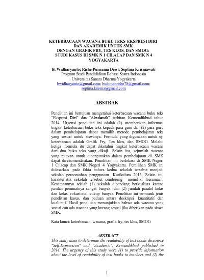 Keterbacaan dan Pengorganisasian Kata Kunci