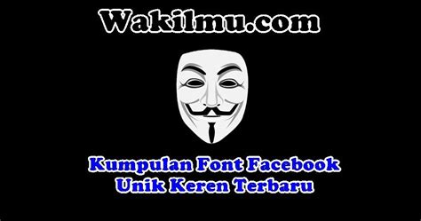 Pilihan Nama Keren Buat di FB