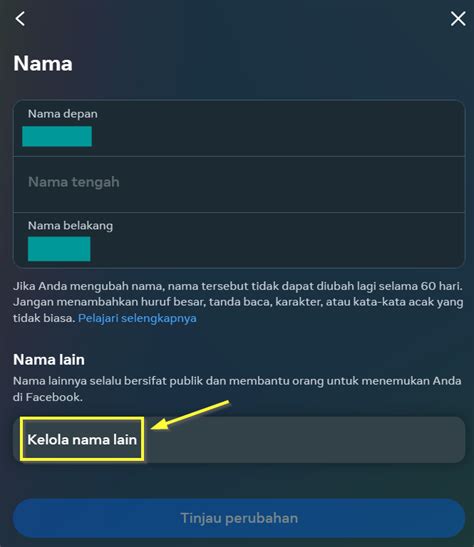 Cara Membuat Nama Panggilan Keren untuk FB